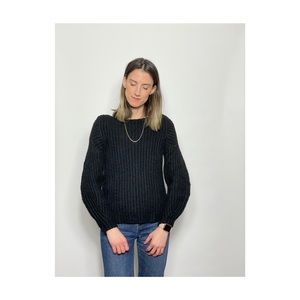 LOFT balloon sleeve knit sweater